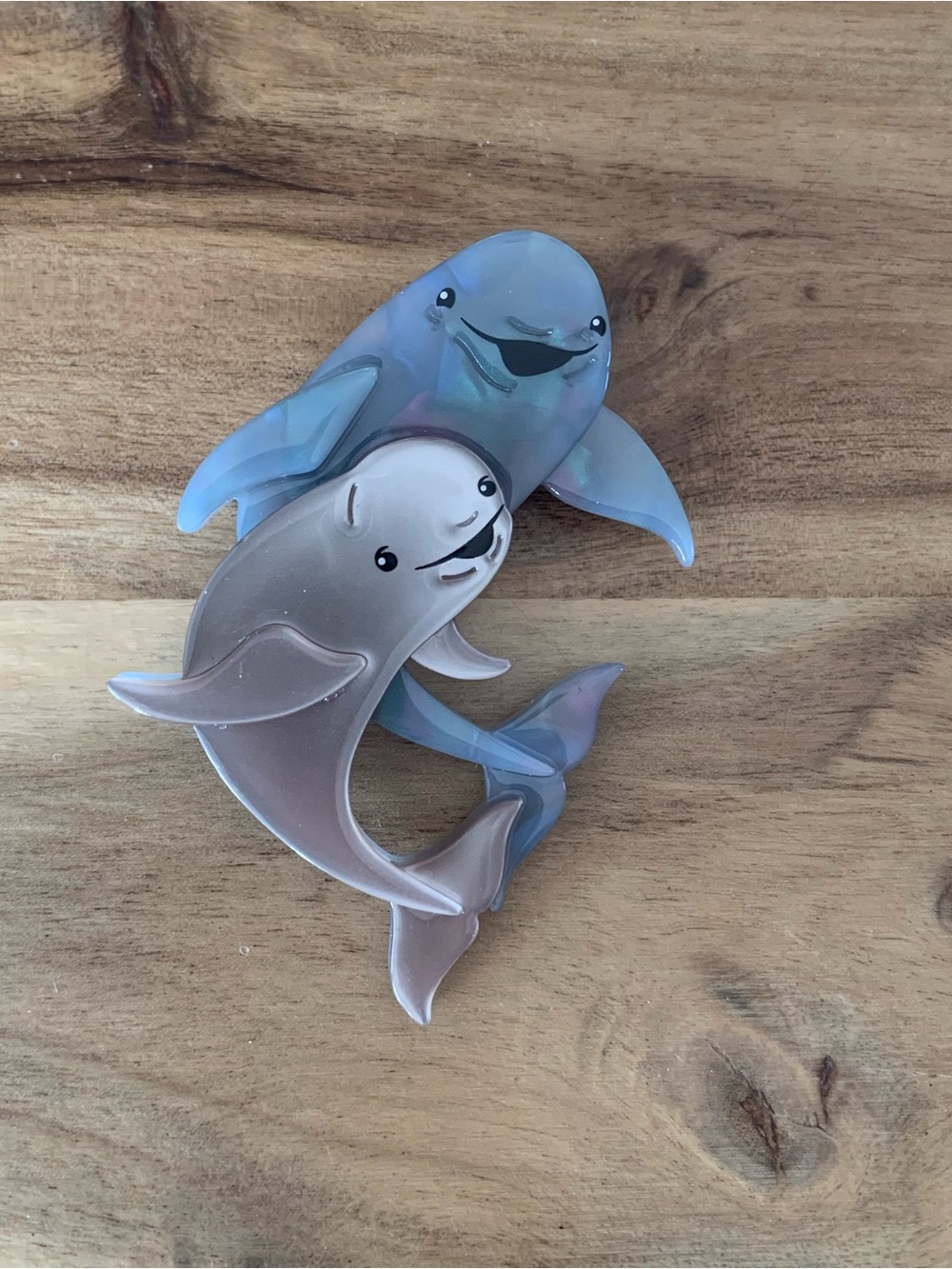 Erstwilder Yangtze Finless Porpoises brooch dolphin Pin NWOT